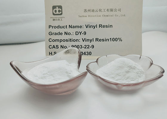 Resina DY-9 Usd del bipolimero dell'acetato di vinile del cloruro di vinile di CAS NO.9003-22-9 nei rivestimenti di plastica dei rivestimenti di manutenzione